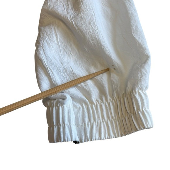 Vintage USA Sport Club Tracksuit XL Black White New Swishy 80s 90s Windbreaker - Picture 7 of 11